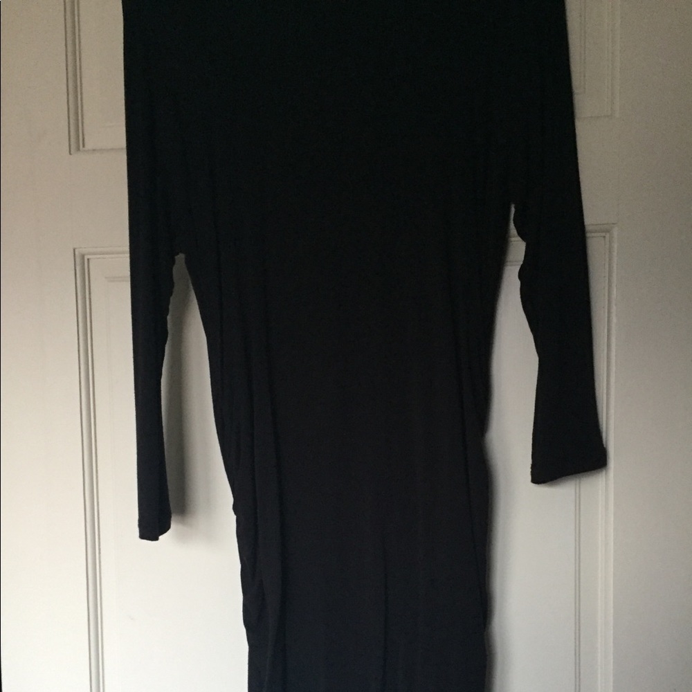 Super soft, never worn, black cotton dress